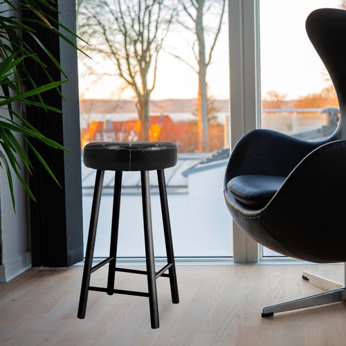 Round bar stool seat - round,