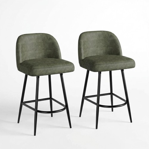 Bar stools set leather - of, 2/4,