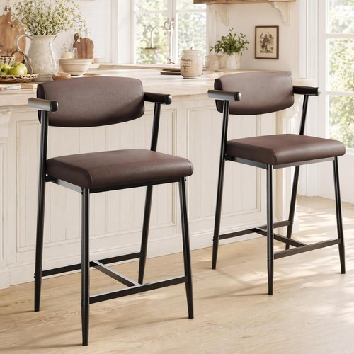 Bar stools set with arms - set, 2