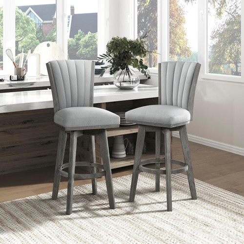 Set swivel bar stools - set, of