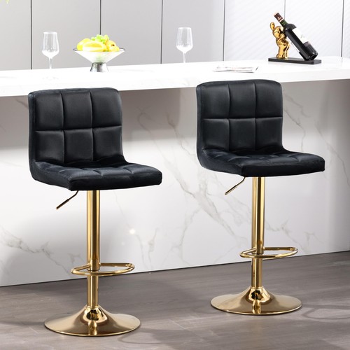 Gold bar stools - bar,