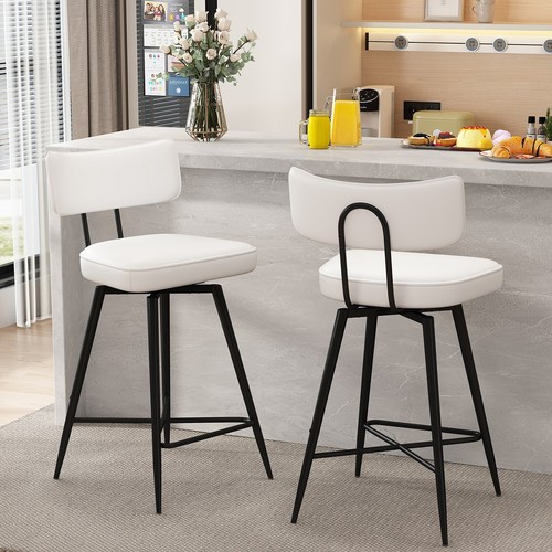 Swivel bar stools set of - stools,